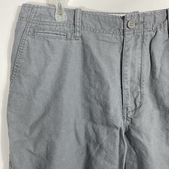 🌸J Crew Men's Gray Casual Linen Shorts size 36 - Picture 4 of 9